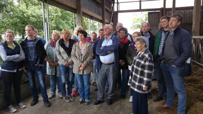 Der Laufstall bei Familie Rothert