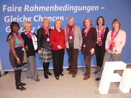 Die Delegation des Landesverbandes Oldenburg mit der Vorsitzenden der Frauenunion, Frau Prof. Dr. Maria Böhmer(Quelle: Homeier)